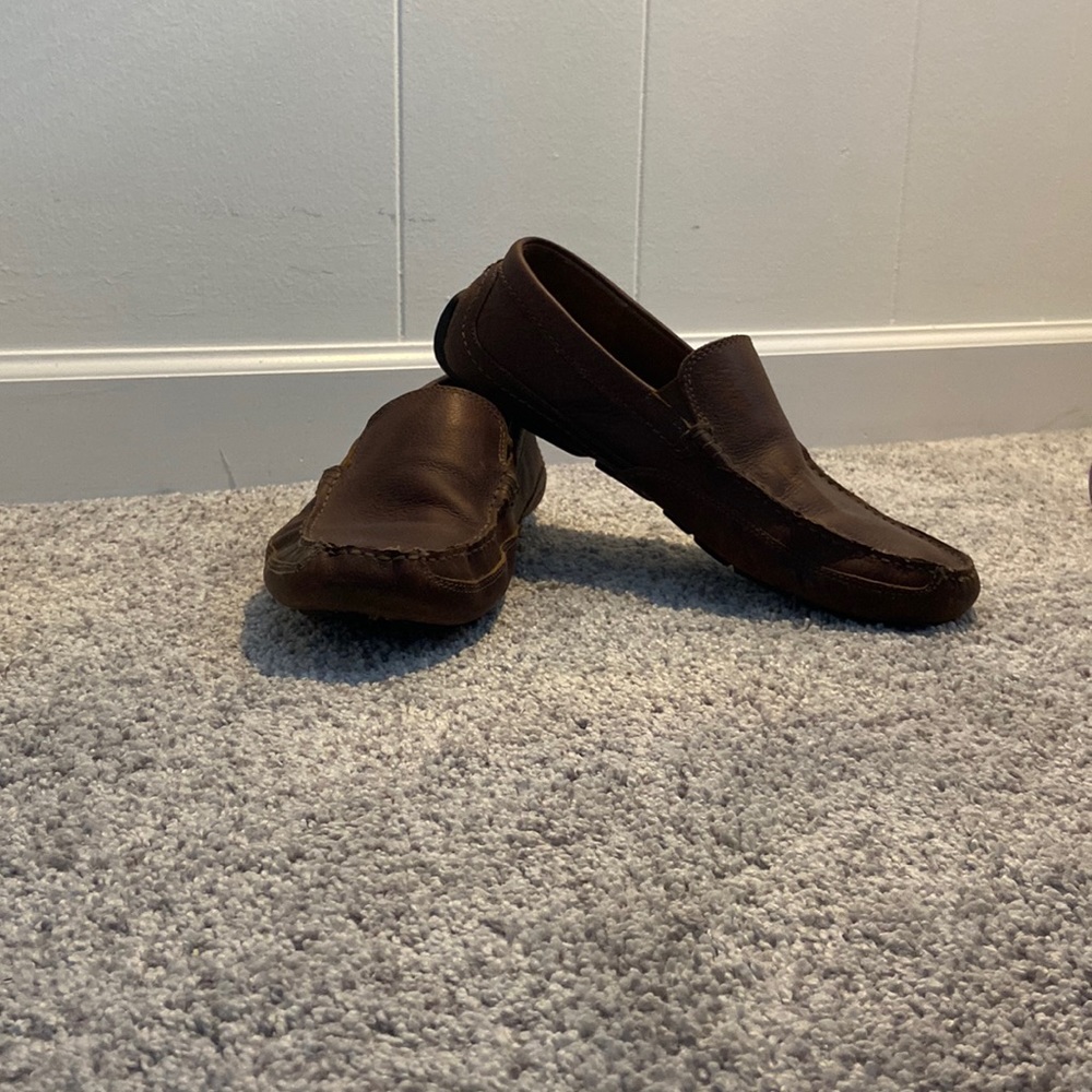 Clarks Size 11 Men’s Dark Brown Driving Loafers